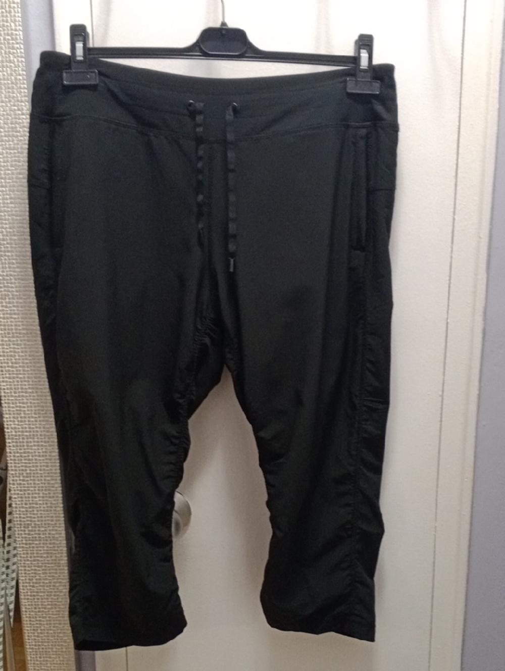 Kirkland Signature Black Athletic Drawstring Joggers